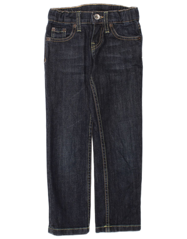 LEVI'S Boys Straight Jeans 3-4 Years W20 L18 Navy Blue Cotton