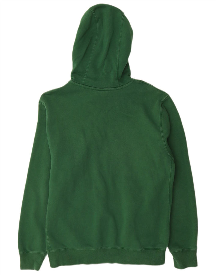 Nike Mens Graphic Hoodie Jumper Medium Green Cotton