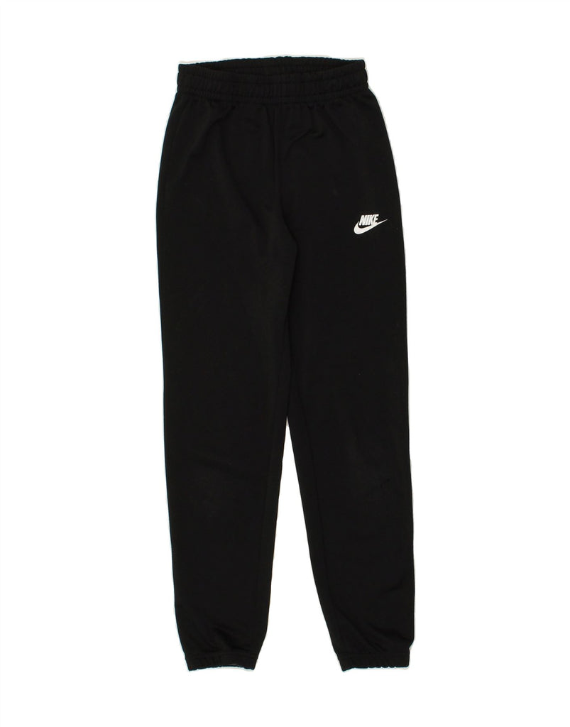 NIKE Boys Standard Fit Tracksuit Trousers Joggers 10-11 Years Medium Black | Vintage Nike | Thrift | Second-Hand Nike | Used Clothing | Messina Hembry 