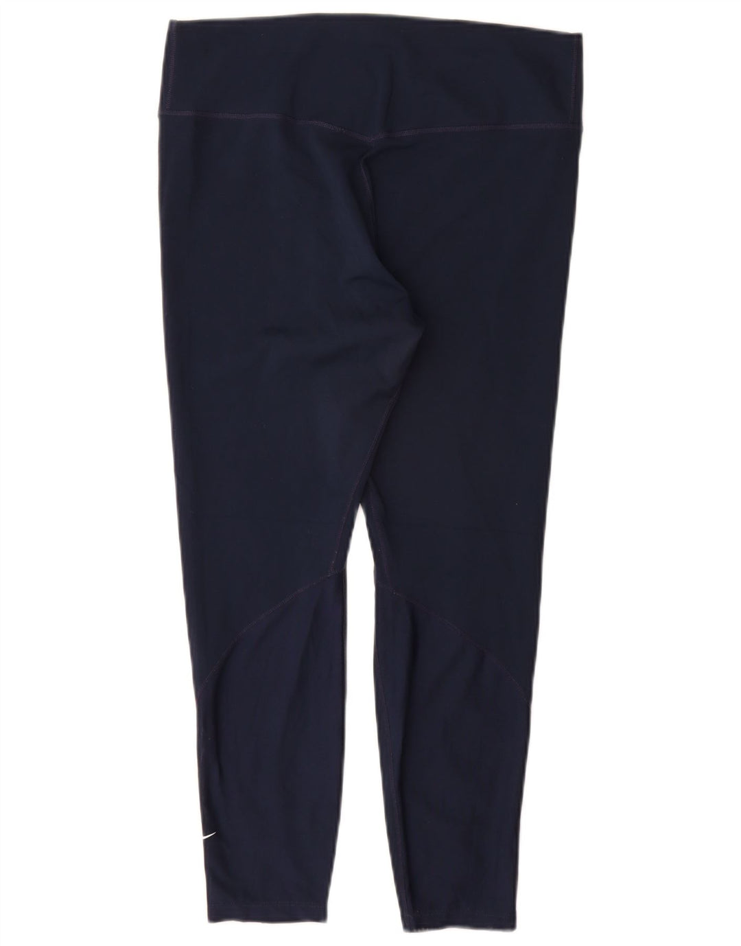 Nike Womens Dri Fit Crop Leggings UK 14 Large  Navy Blue