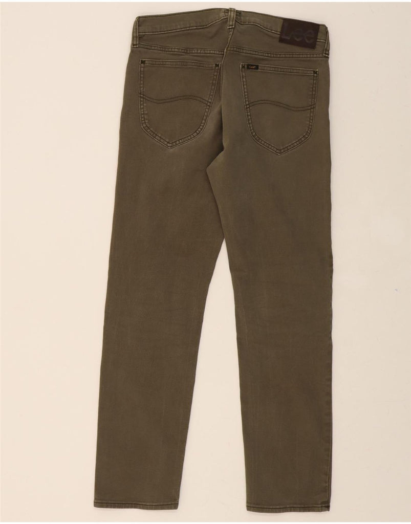 LEE Mens Daren Zip Fly Straight Jeans  W31 L30 Khaki Cotton Vintage Lee and Second-Hand Lee from Messina Hembry 