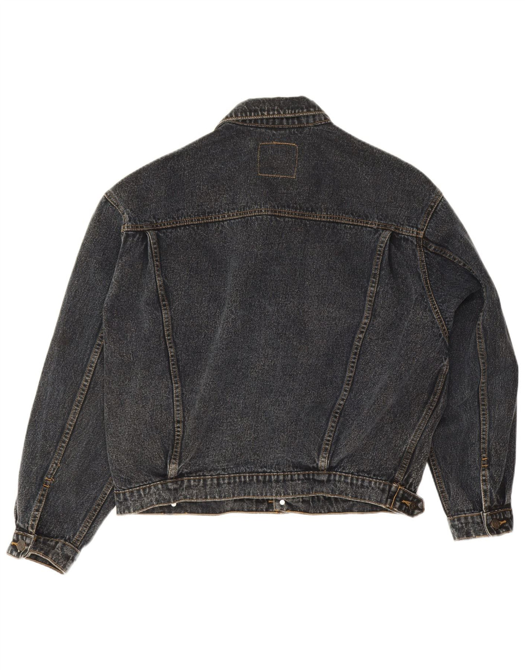 Jinglers Mens Denim Jacket UK 42 XL Navy Blue