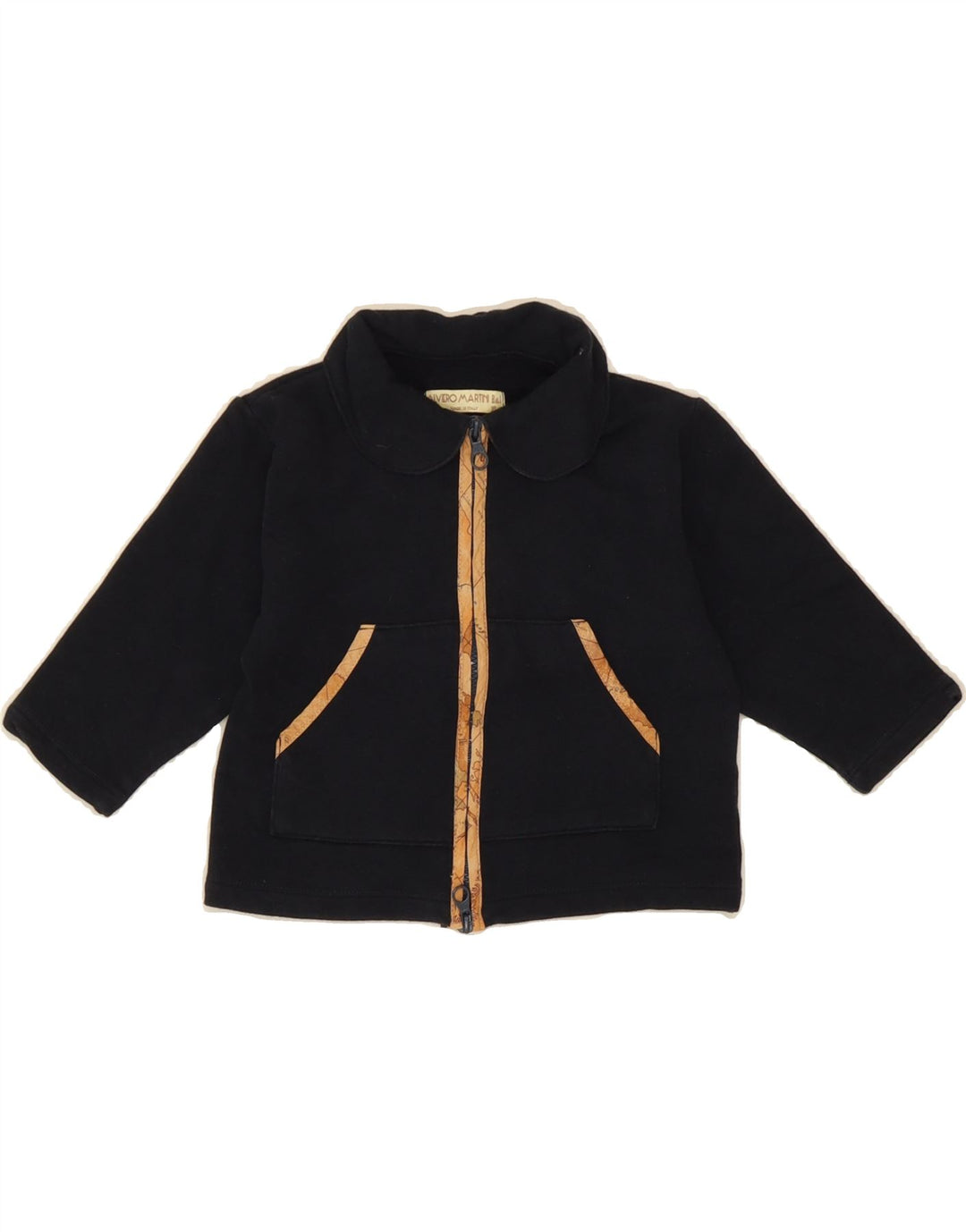 ALVIERO MARTINI Baby Boys Tracksuit Top Jacket 12-18 Months Navy Blue Vintage ALVIERO MARTINI and Second-Hand ALVIERO MARTINI from Messina Hembry 