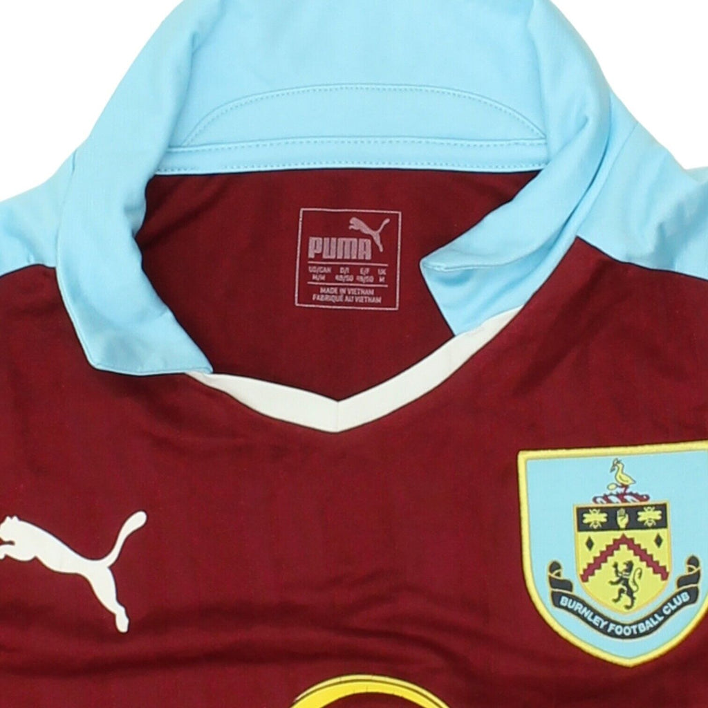 Burnley FC 2016-17 Puma Mens Long Sleeve Home Shirt | Football Sportswear VTG Vintage Messina Hembry and Second-Hand Messina Hembry from Messina Hembry 