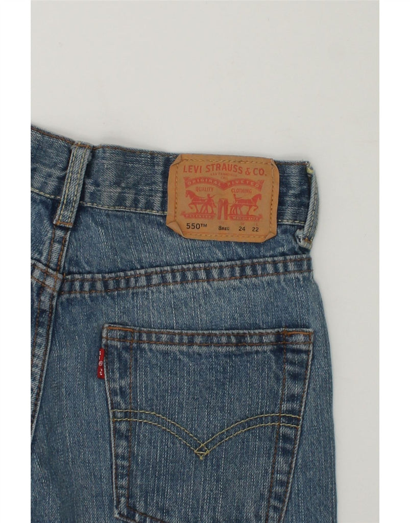 LEVI'S Boys 550 Relaxed Fit Loose Jeans 7-8 Years W24 L22  Blue Cotton | Vintage Levi's | Thrift | Second-Hand Levi's | Used Clothing | Messina Hembry 