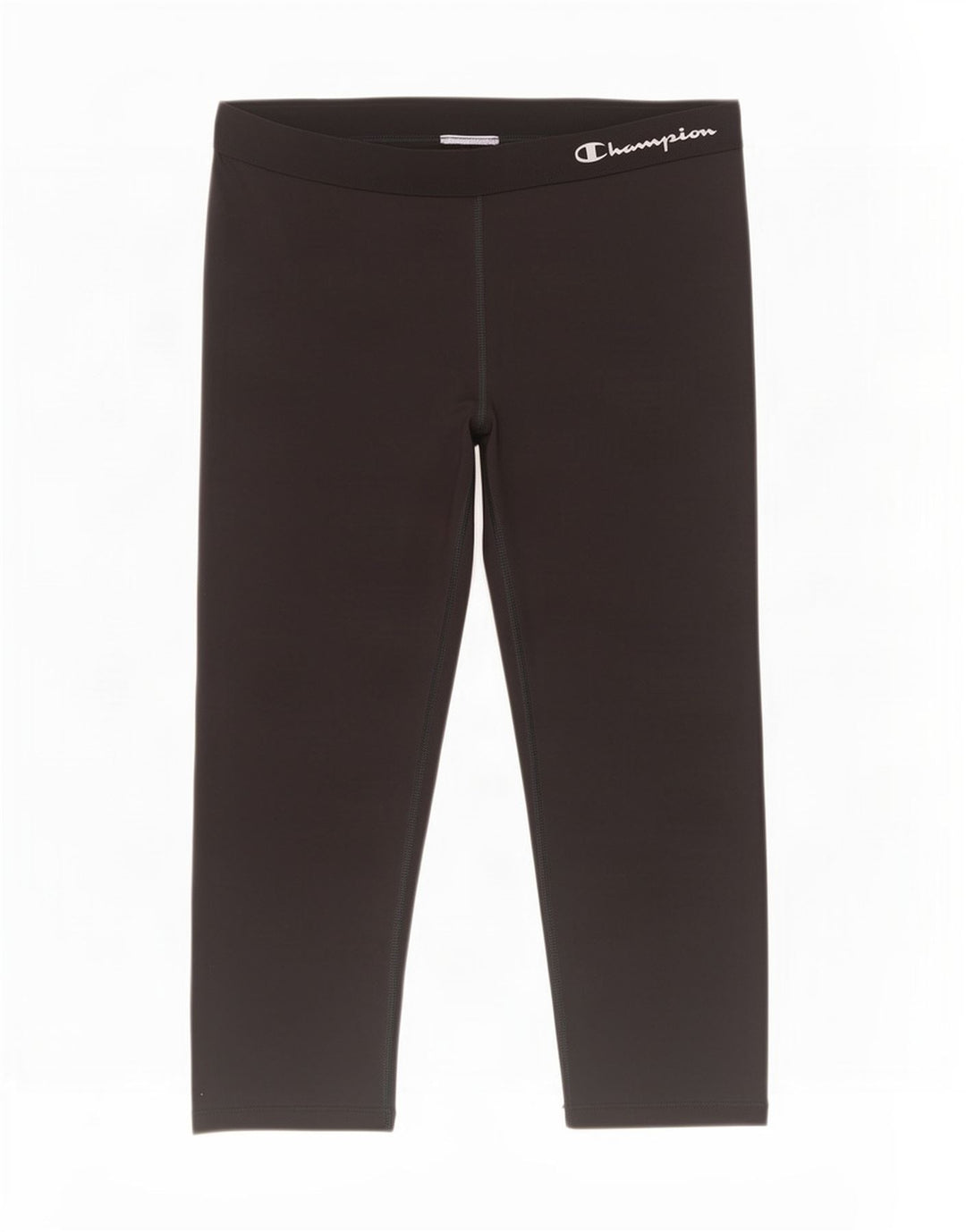 Champion Womens Graphic Capri Leggings UK 14 Medium Black