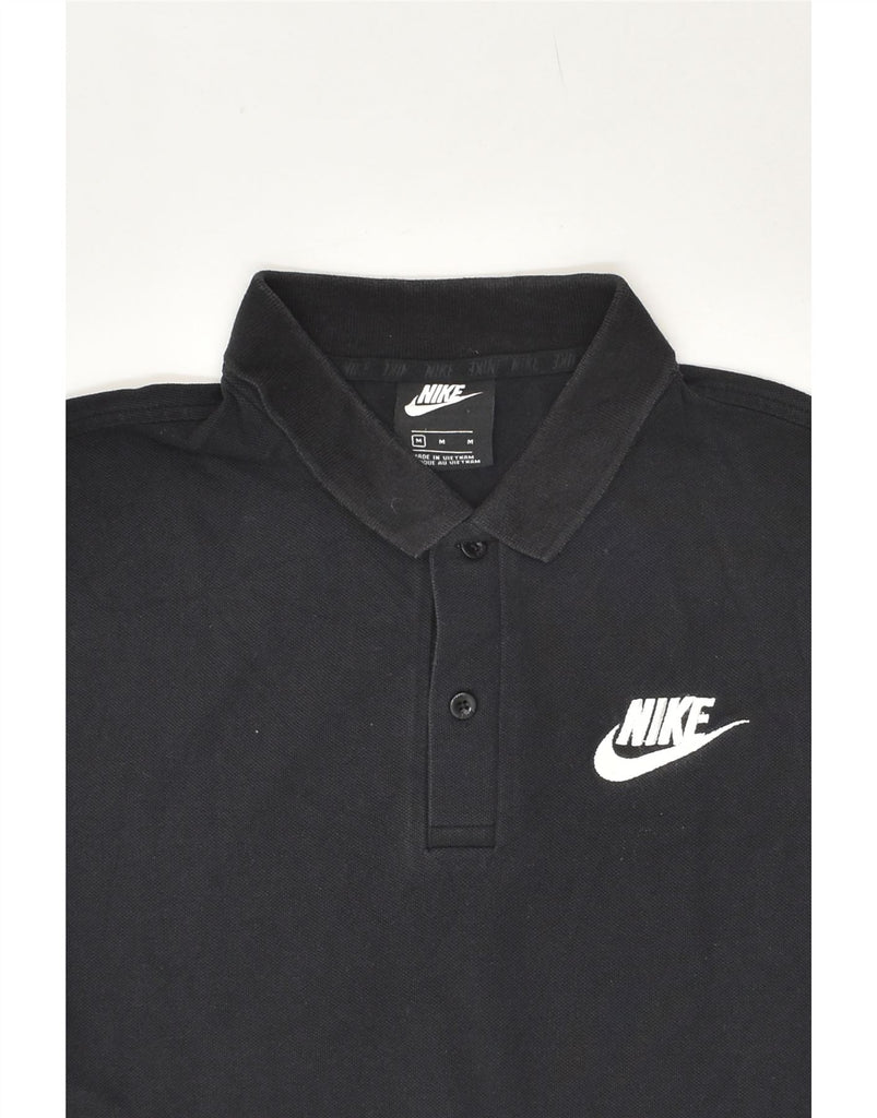 NIKE Mens Polo Shirt Medium Black Cotton Vintage Nike and Second-Hand Nike from Messina Hembry 