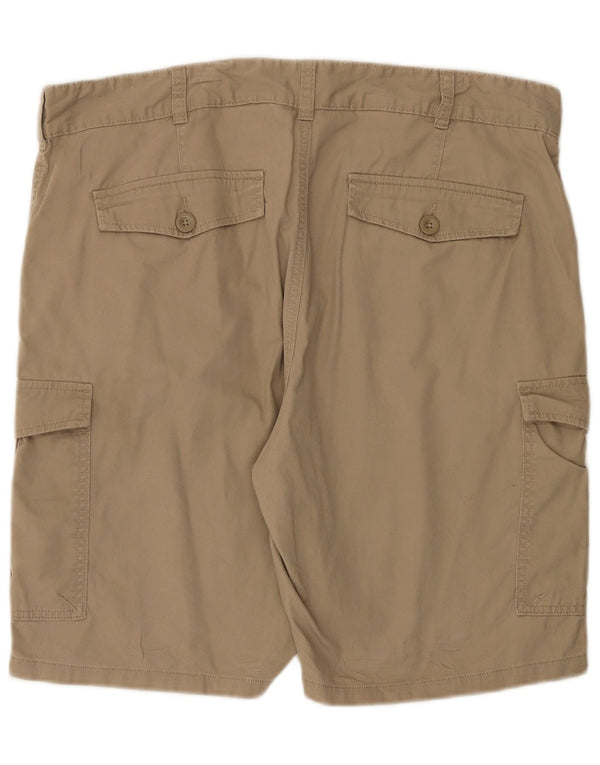 Mountain Warehouse Mens Cargo Shorts W38 XL Khaki Cotton