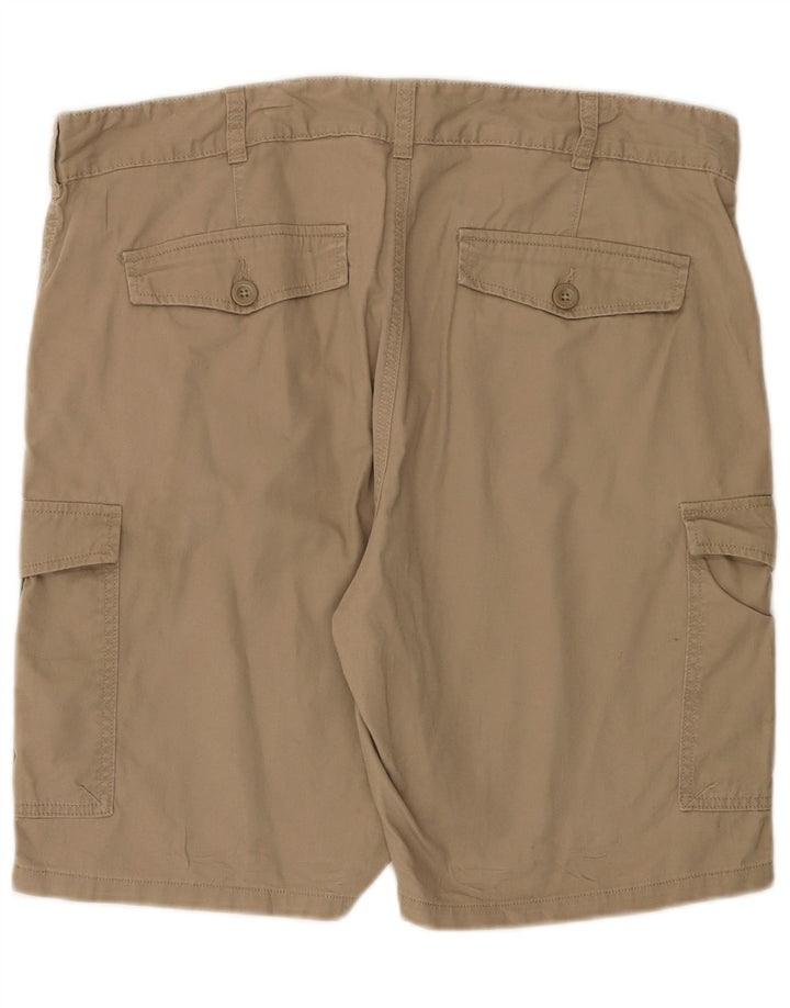 Mountain Warehouse Mens Cargo Shorts W38 XL Khaki Cotton