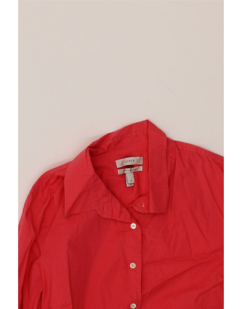J. CREW Womens Shirt UK 10 Small Pink Cotton Vintage J. Crew and Second-Hand J. Crew from Messina Hembry 