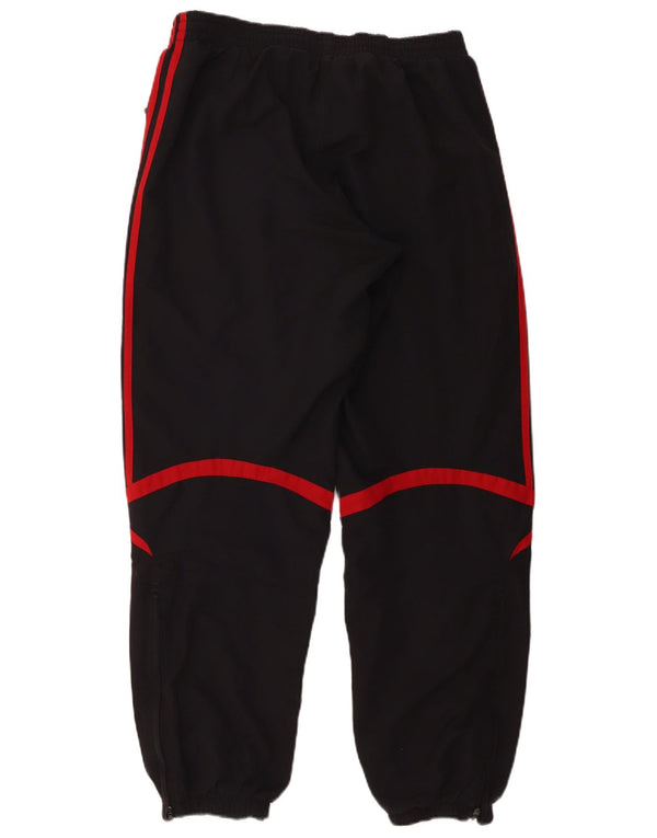 Adidas Mens Tracksuit Trousers Joggers XL Black Colourblock Polyester