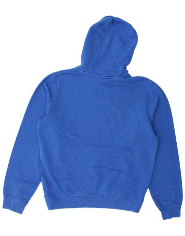 Nike Mens Hoodie Jumper Small Blue Cotton