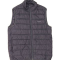 BARBOUR Mens Padded Gilet UK 38 Medium Navy Blue Polyamide Vintage Barbour and Second-Hand Barbour from Messina Hembry 