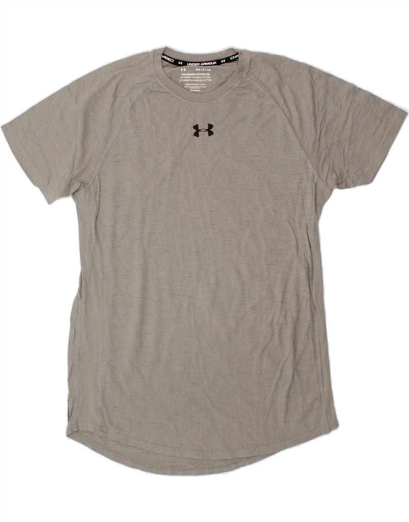 UNDER ARMOUR Mens Graphic T-Shirt Top Small Grey Cotton | Vintage Under Armour | Thrift | Second-Hand Under Armour | Used Clothing | Messina Hembry 