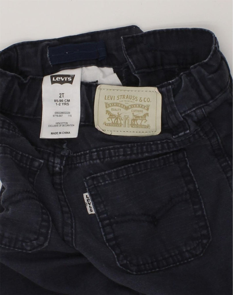 LEVI'S Baby Boys Cargo Trousers 18-24 Months W20  Navy Blue Cotton | Vintage Levi's | Thrift | Second-Hand Levi's | Used Clothing | Messina Hembry 