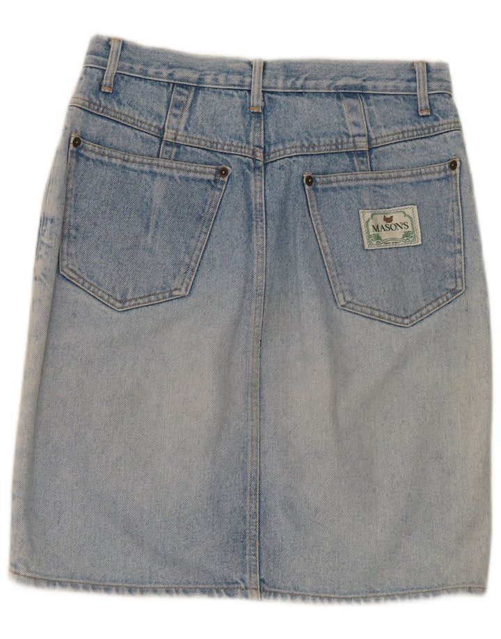 Mason's Womens Denim Skirt W28 Medium Blue