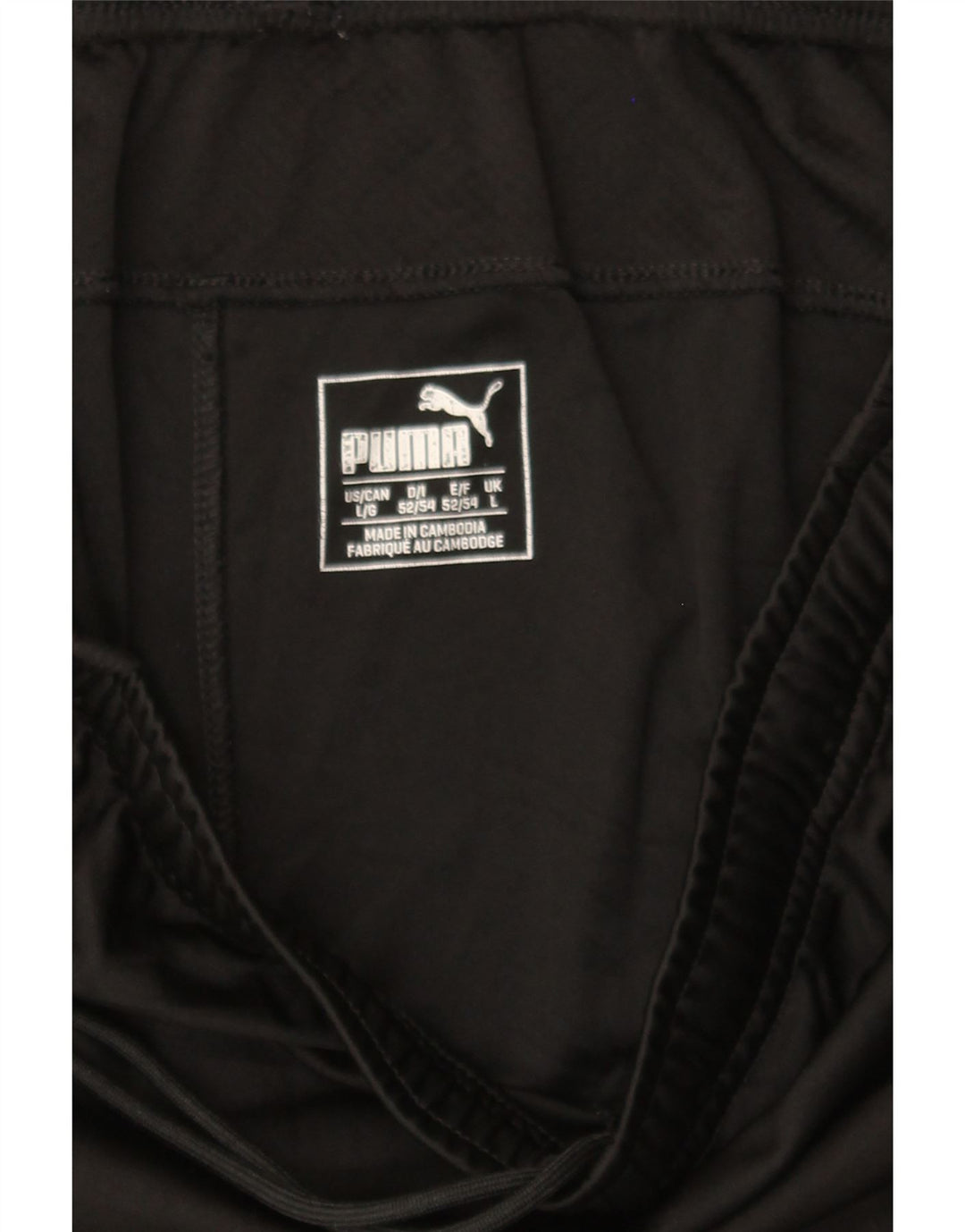 PUMA Mens Sport Shorts Large Black Polyester Vintage Puma and Second-Hand Puma from Messina Hembry 