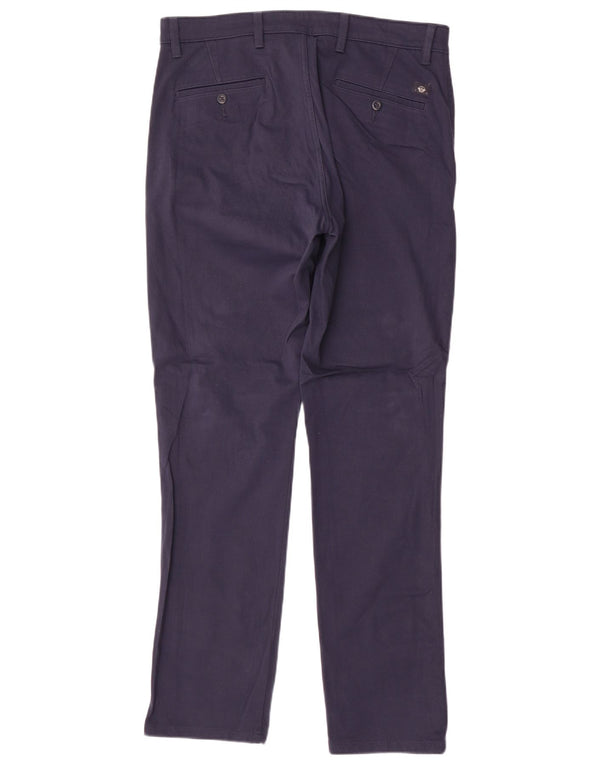 Dockers Mens Slim Fit Chino Trousers W32 L32 Navy Blue