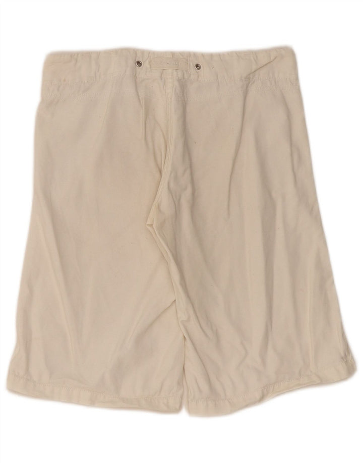 Diesel Womens Chino Shorts W26 Small White Cotton