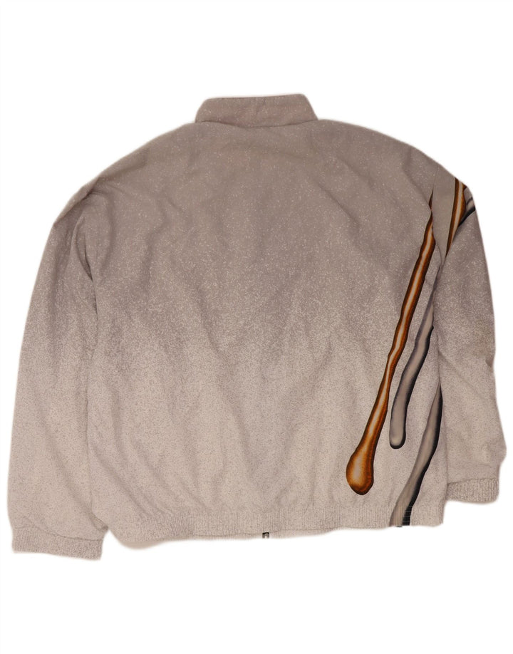 AUSTRALIAN L'ALPINA Mens Tracksuit Top Jacket IT 54 XL Grey Flecked