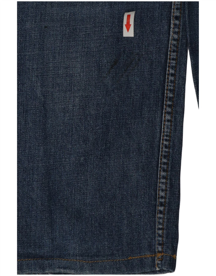 Zara Mens Distressed Tapered Jeans EU 42 Large W32 L28 Blue