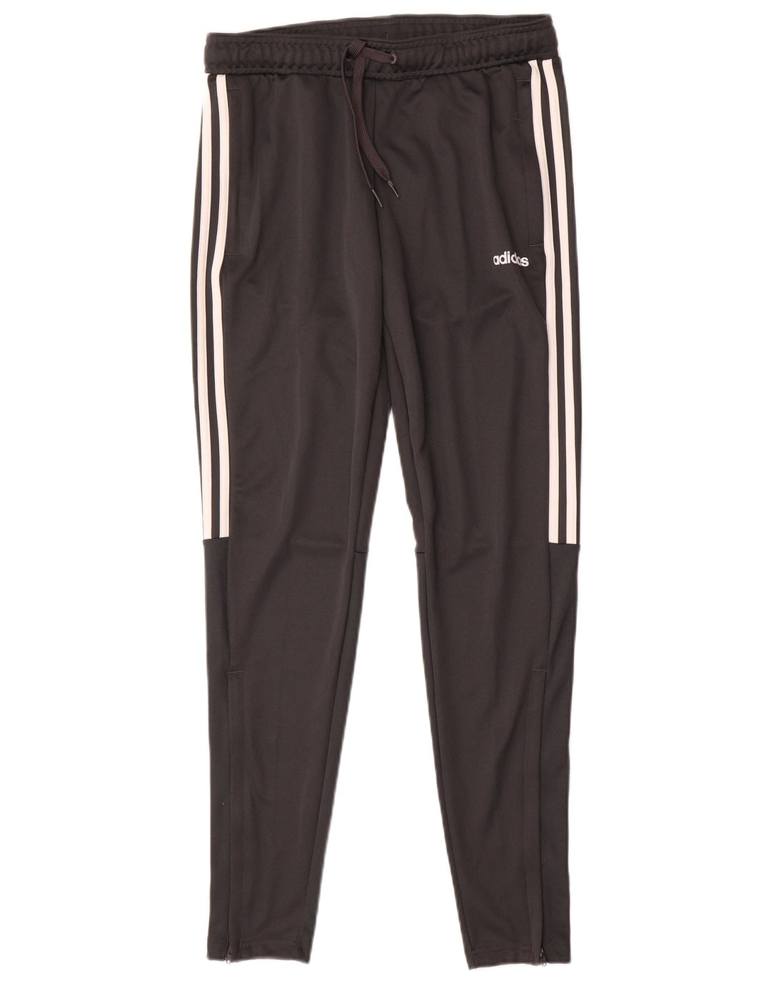 Adidas Womens Climalite Tracksuit Trousers UK 8/10 Small  Grey Polyester