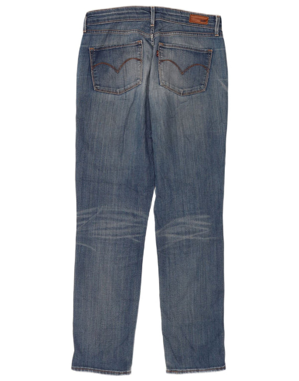 Levi's Womens Demi Curve Classic Rise Slim Jeans W28 L32 Blue Cotton
