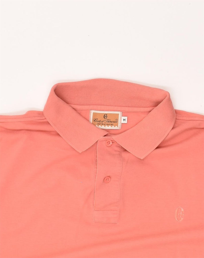 CONTE OF FLORENCE Mens Polo Shirt Medium Pink Cotton | Vintage Conte of Florence | Thrift | Second-Hand Conte of Florence | Used Clothing | Messina Hembry 