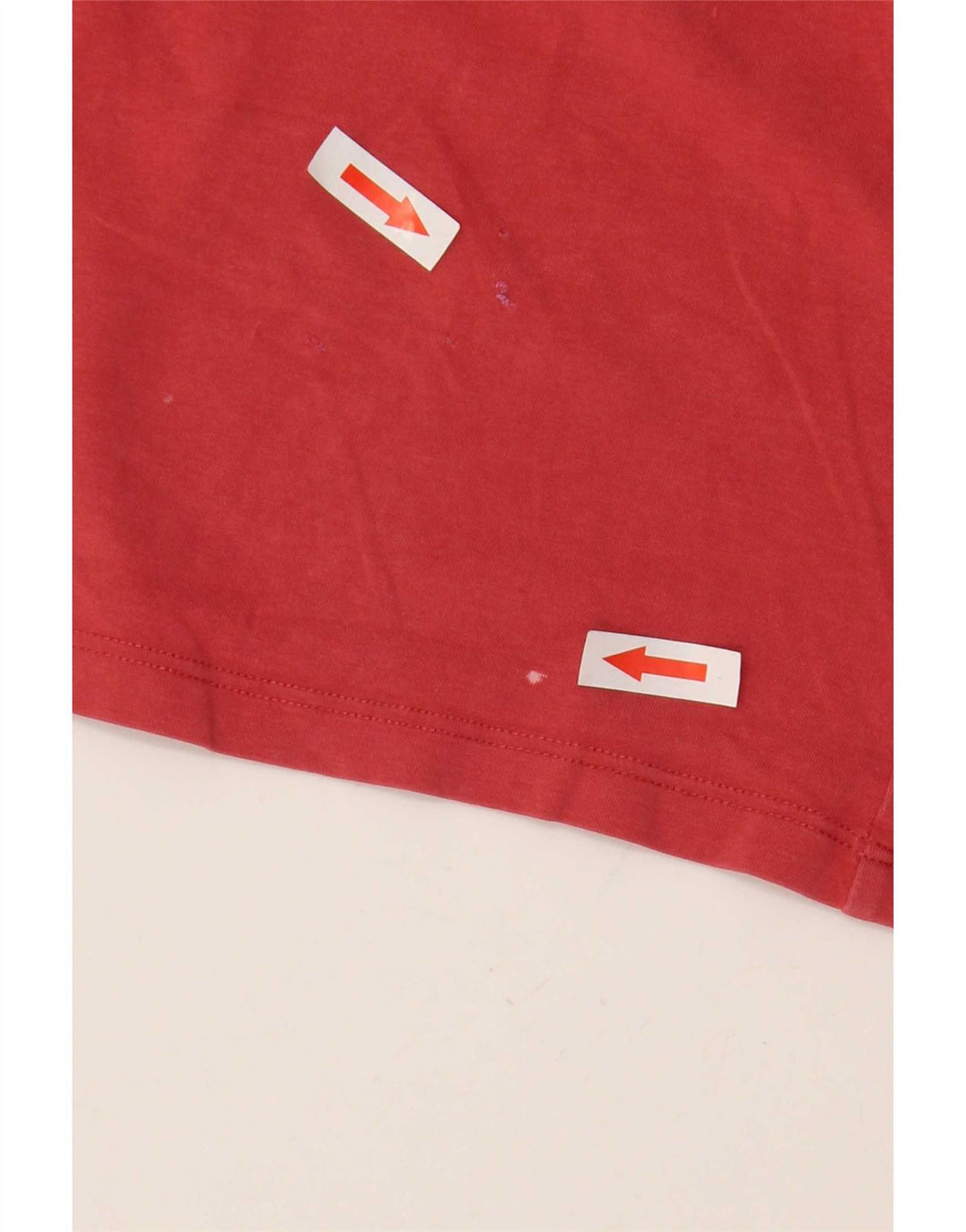 Max Mara Womens Weekend Sleeveless Crop Top UK 14 Large Red Cotton
