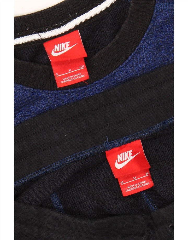 NIKE Mens Full Tracksuit Small  Navy Blue Colourblock Cotton