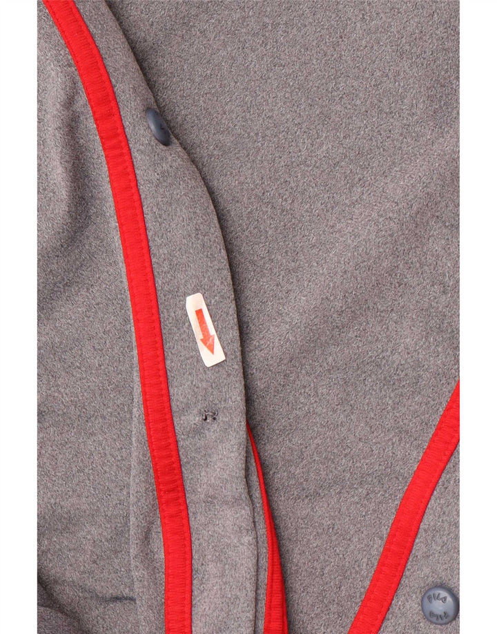 Fila Mens Tracksuit Trousers Large  Grey Colourblock Polyester