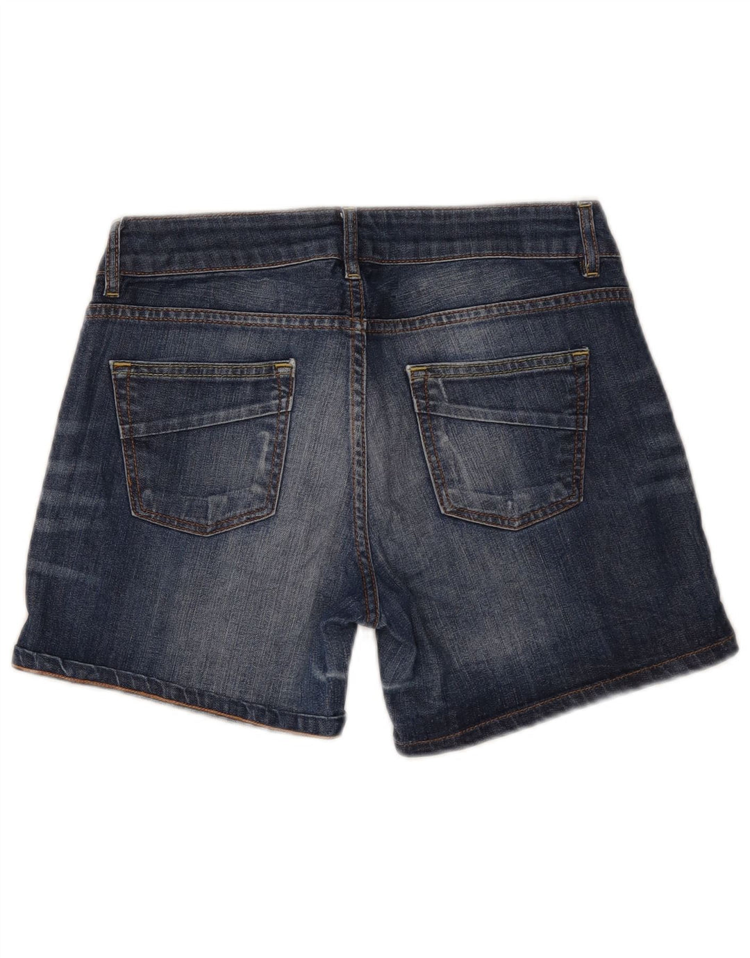 Massimo Dutti Womens Denim Shorts EU 38 Small W28  Blue Cotton