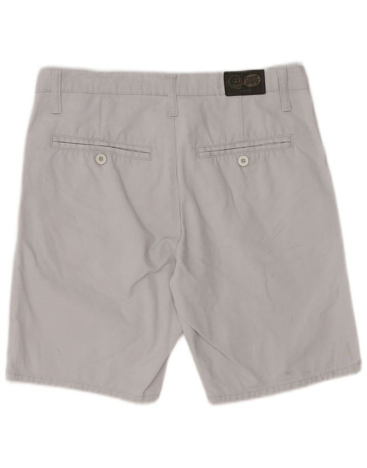 CHEAP MONDAY Mens Chino Shorts W30 Medium Grey