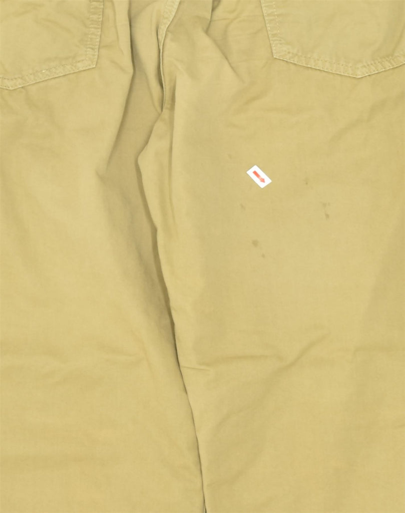 FAY Mens Straight Casual Trousers W40 L30 Khaki Cotton | Vintage Fay | Thrift | Second-Hand Fay | Used Clothing | Messina Hembry 