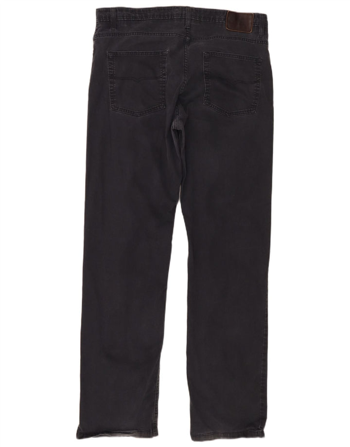 Marks & Spencer Mens Blue Harbour Casual Trousers W36 L33 Navy Blue