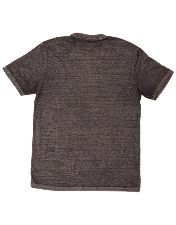 Hard Rock Cafe Mens Malta Graphic T-Shirt Top Medium Grey Cotton