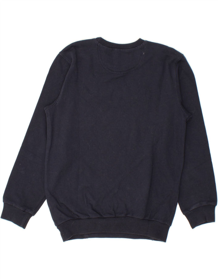 CHAMPION Boys Graphic Sweatshirt Jumper 11-12 Years Large Navy Blue Vintage Champion and Second-Hand Champion from Messina Hembry 
