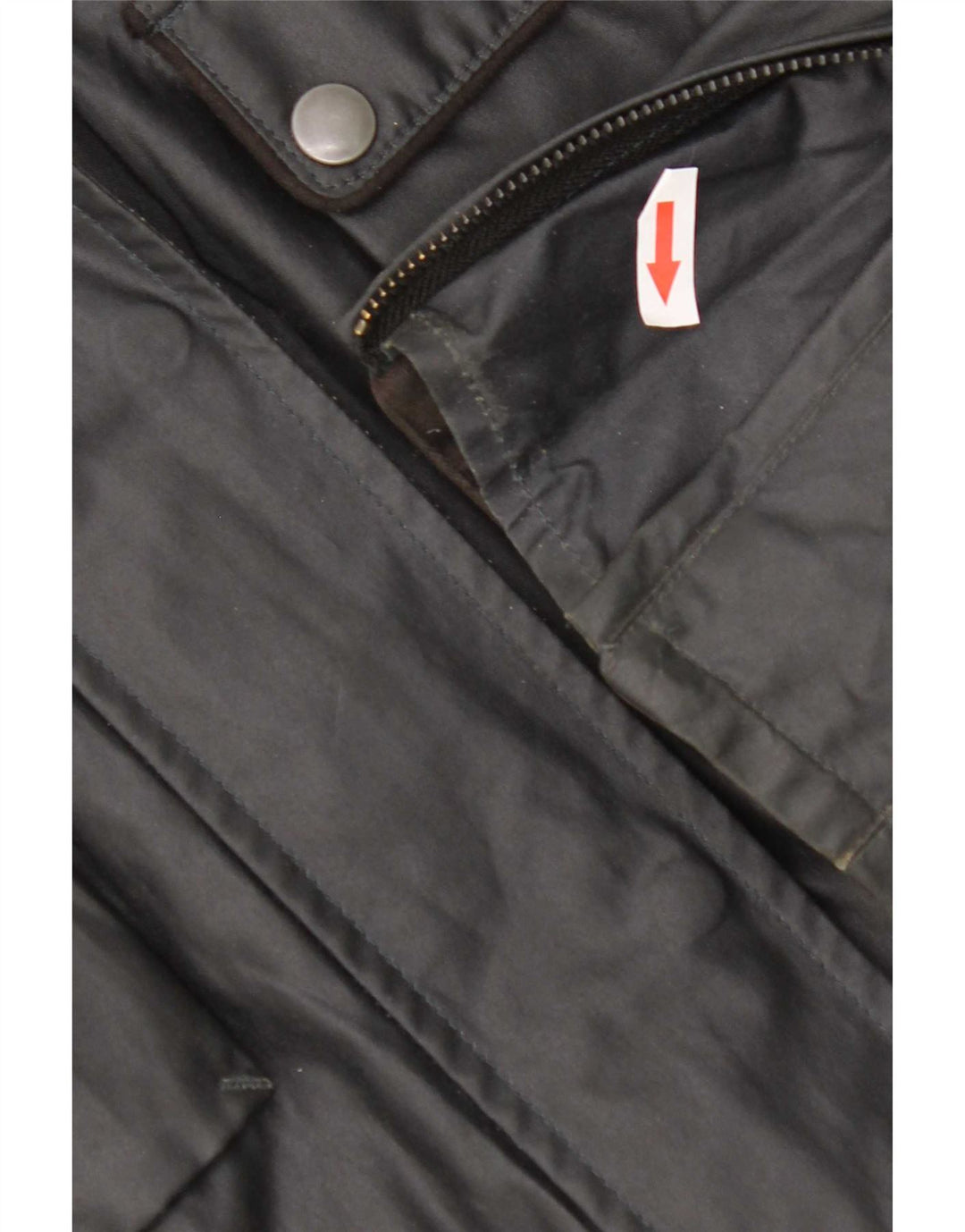 Belstaff Womens Utility Jacket IT 46 Large Navy Blue Cotton
