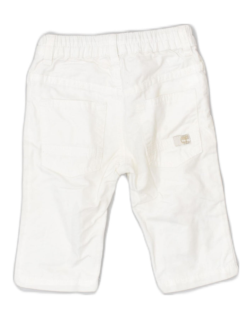 TIMBERLAND Baby Boys Casual Trousers 3-6 Months W16 L7 White Cotton | Vintage | Thrift | Second-Hand | Used Clothing | Messina Hembry 