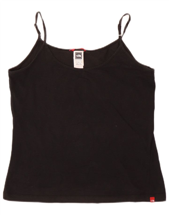 THE NORTH FACE Womens Cami Top UK 14 Large Black Cotton