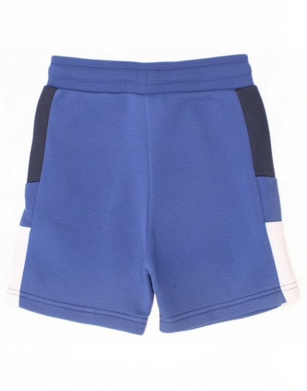 Ellesse Boys Graphic Sport Shorts 6-7 Years Blue Colourblock Cotton