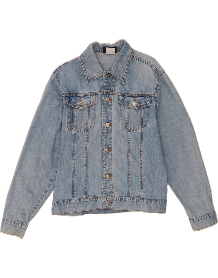 CRAZY WORLD Womens Denim Jacket IT 42 Medium Blue Cotton Vintage Crazy World and Second-Hand Crazy World from Messina Hembry 