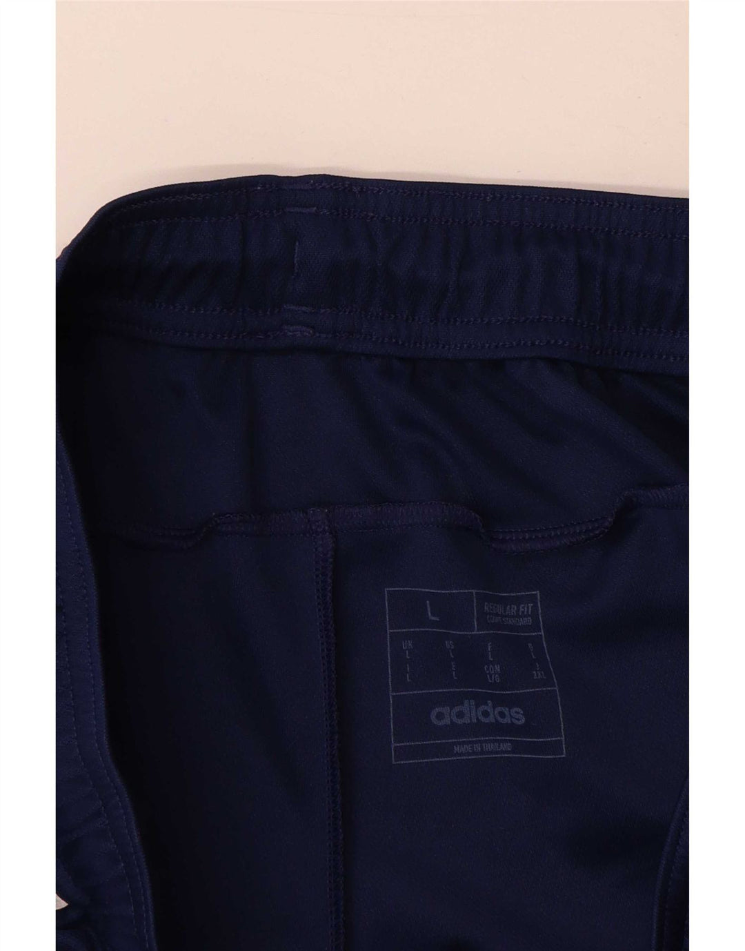 Adidas Mens Aeroready Regular Fit Sport Shorts Large Navy Blue Polyester