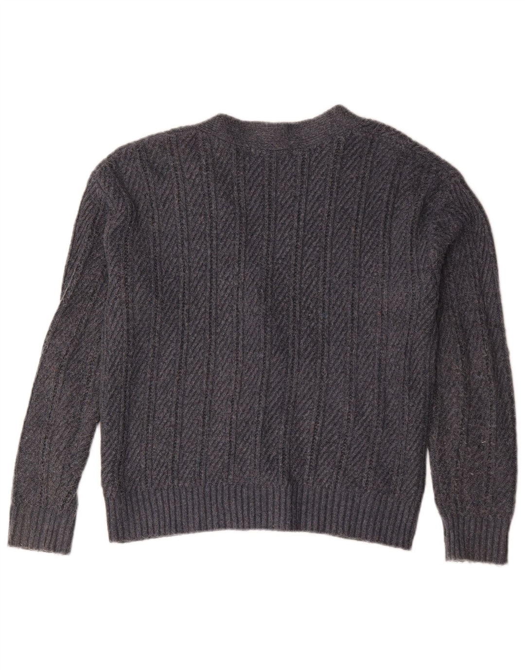 Marks & Spencer Womens Oversized Cardigan Sweater UK 10 Small Grey