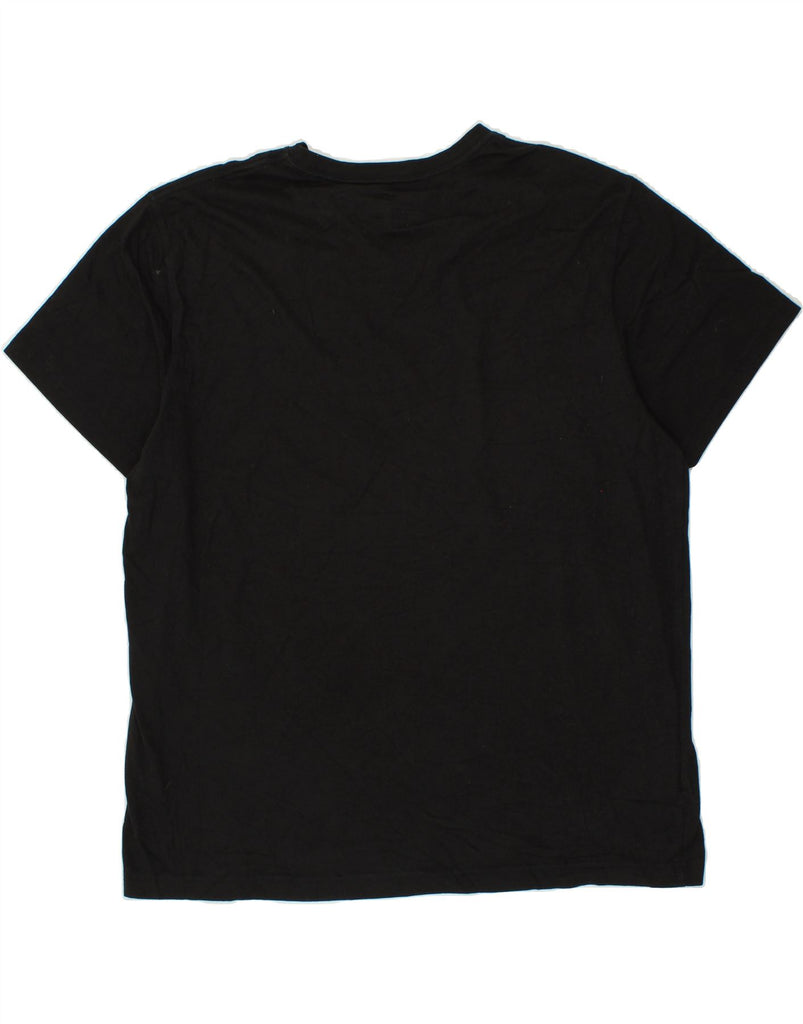 EDDIE BAUER Mens T-Shirt Top XL Black Cotton Vintage Eddie Bauer and Second-Hand Eddie Bauer from Messina Hembry 