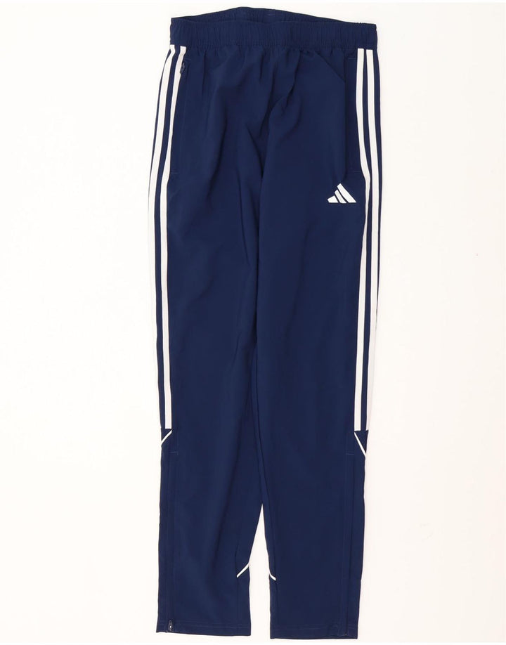 Adidas Womens Aeroready Tracksuit Trousers UK 10 Small Navy Blue