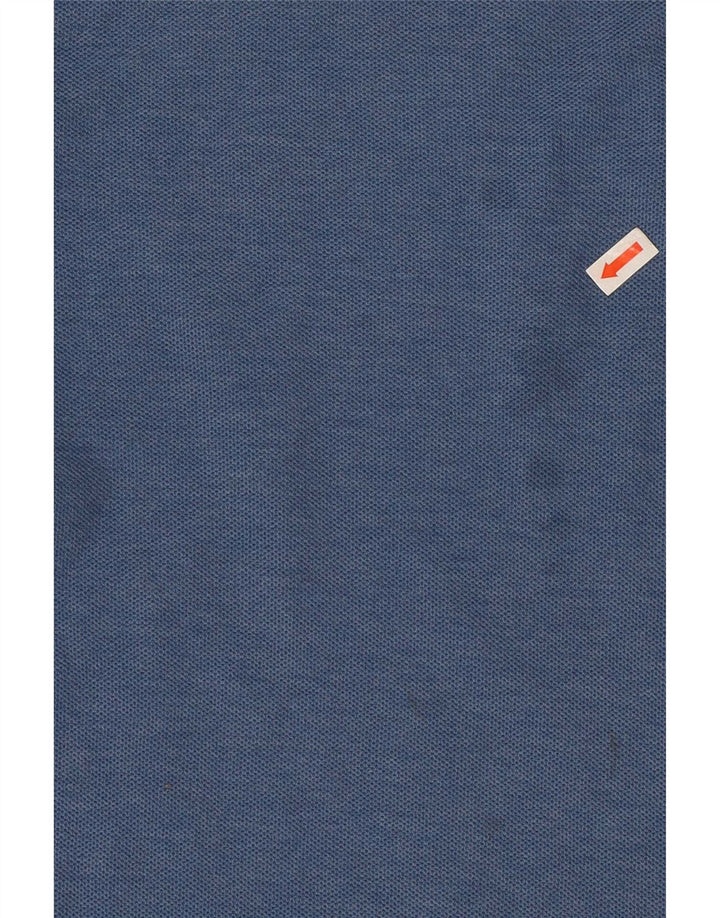 Fila Mens Polo Shirt Medium Blue Cotton