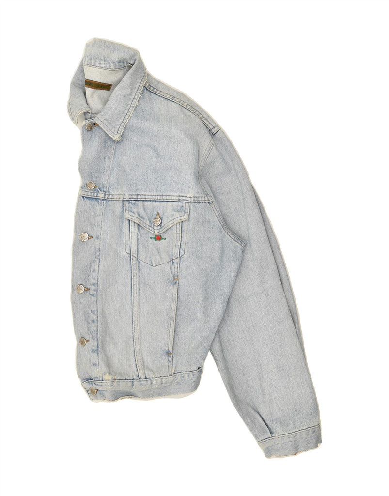 EL CHARRO Womens Denim Jacket UK 18 XL Blue Cotton | Vintage El Charro | Thrift | Second-Hand El Charro | Used Clothing | Messina Hembry 