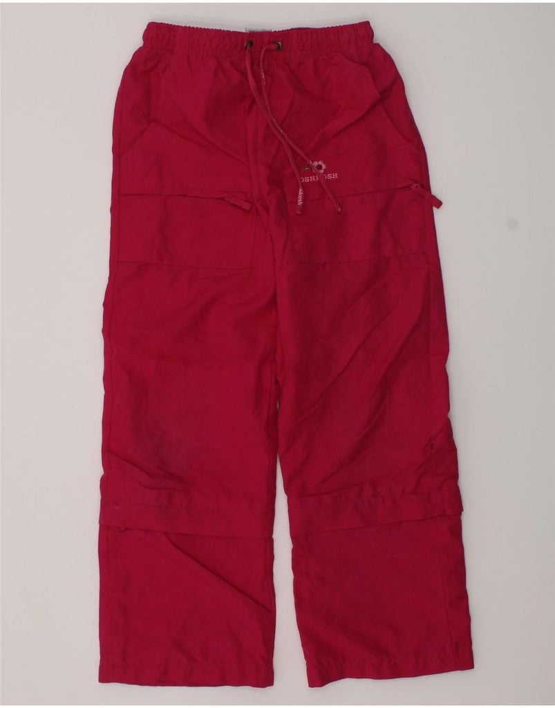 OSH KOSH Girls Windbreaker Trousers 5-6 Years W22 L19  Red Polyester | Vintage Osh Kosh | Thrift | Second-Hand Osh Kosh | Used Clothing | Messina Hembry 