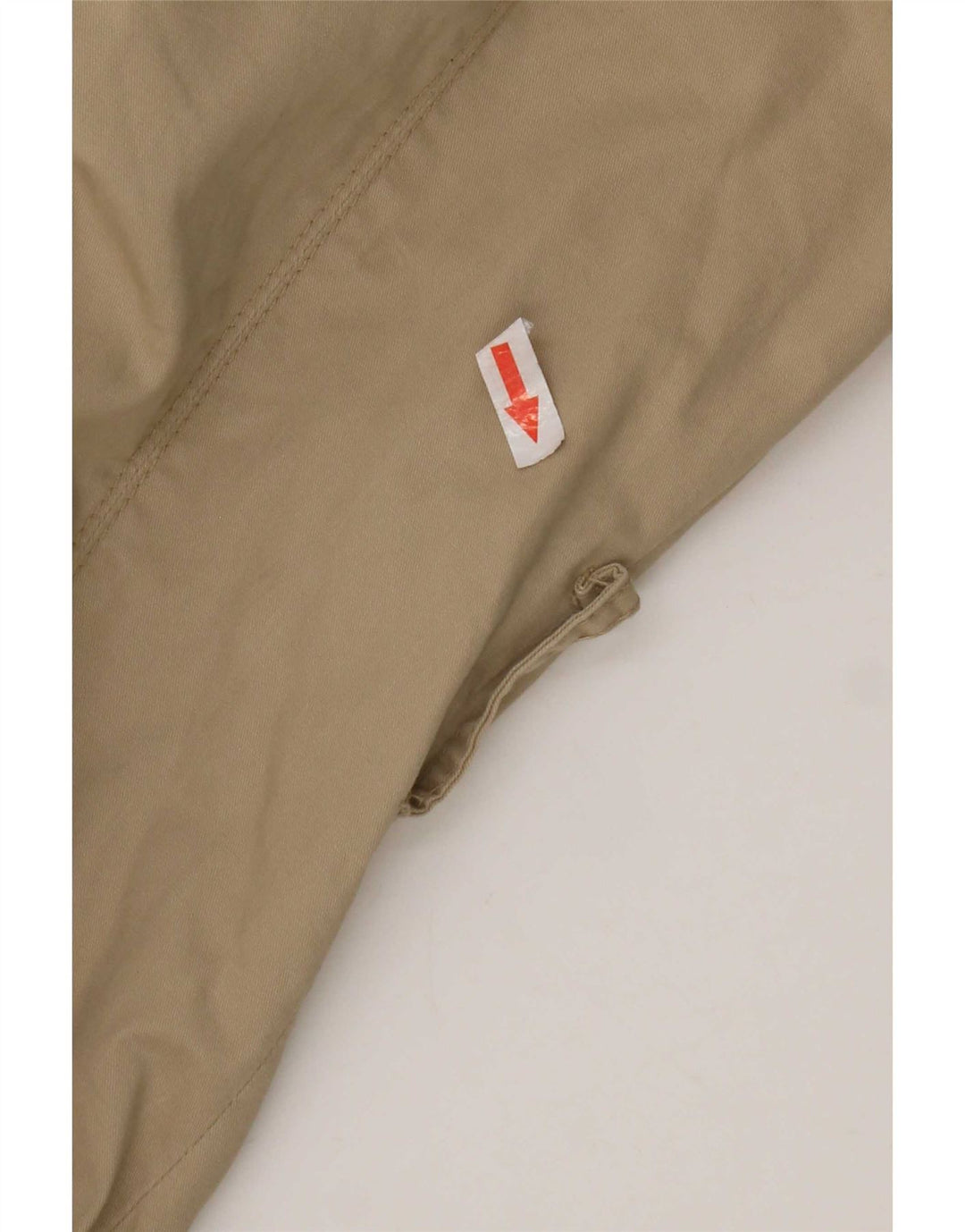 Zara Womens Trench Coat UK 16 Large Beige Cotton